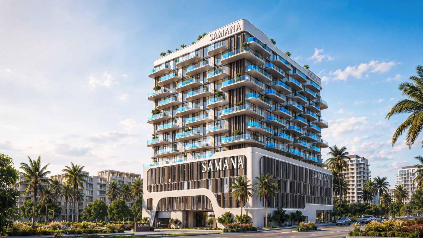 SAMANA Portside, Downtown Jebel Ali (official render)